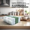 image:imageStripe Kitchen Towels Decor 18x28 in Cotton Dish Towels Boho Embroidery Festive Gift Set of 6 Pantry Kitchen Vintage Farmhouse Reusable Kitchen Dish TowelsGreenGreen Modern