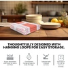 image:imageStripe Kitchen Towels Decor 18x28 in Cotton Dish Towels Boho Embroidery Festive Gift Set of 6 Pantry Kitchen Vintage Farmhouse Reusable Kitchen Dish TowelsGreenOrange Modern 3 Pack