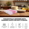 image:imageStripe Kitchen Towels Decor 18x28 in Cotton Dish Towels Boho Embroidery Festive Gift Set of 6 Pantry Kitchen Vintage Farmhouse Reusable Kitchen Dish TowelsGreenPink Modern 3 Pack