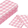 image:imageStripe Kitchen Towels Decor 18x28 in Cotton Dish Towels Boho Embroidery Festive Gift Set of 6 Pantry Kitchen Vintage Farmhouse Reusable Kitchen Dish TowelsGreenPink Check