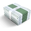 image:imageStripe Kitchen Towels Decor 18x28 in Cotton Dish Towels Boho Embroidery Festive Gift Set of 6 Pantry Kitchen Vintage Farmhouse Reusable Kitchen Dish TowelsGreenGreen Modern