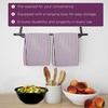 image:imageStripe Kitchen Towels Decor 18x28 in Cotton Dish Towels Boho Embroidery Festive Gift Set of 6 Pantry Kitchen Vintage Farmhouse Reusable Kitchen Dish TowelsGreenPurple French
