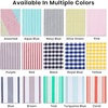 image:imageStripe Kitchen Towels Decor 18x28 in Cotton Dish Towels Boho Embroidery Festive Gift Set of 6 Pantry Kitchen Vintage Farmhouse Reusable Kitchen Dish TowelsGreenRoyal Blue Check
