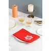 image:imageChristmas Cloth Napkins White Dining Table Dinner NapkinsWashable Cotton Napkins Easter Basket DecorChristmas Tree Embroidered 18x18 in White Pk of 6 Cocktail Party NapkinsSnowflakesredpk 6
