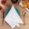 image:imageChristmas Cloth Napkins White Dining Table Dinner NapkinsWashable Cotton Napkins Easter Basket DecorChristmas Tree Embroidered 18x18 in White Pk of 6 Cocktail Party NapkinsWhite