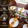 image:imageChristmas Cloth Napkins White Dining Table Dinner NapkinsWashable Cotton Napkins Easter Basket DecorChristmas Tree Embroidered 18x18 in White Pk of 6 Cocktail Party NapkinsMustard Yellow