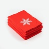 image:imageChristmas Cloth Napkins White Dining Table Dinner NapkinsWashable Cotton Napkins Easter Basket DecorChristmas Tree Embroidered 18x18 in White Pk of 6 Cocktail Party NapkinsSnowflakesredpk 6