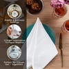 image:imageChristmas Cloth Napkins White Dining Table Dinner NapkinsWashable Cotton Napkins Easter Basket DecorChristmas Tree Embroidered 18x18 in White Pk of 6 Cocktail Party NapkinsWhite