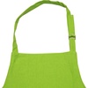 image:imageKitchen Apron 100 Cotton Of Size 25X35 Inch Lime Green Plain Double Pocketed Apron with Adjustable Bib Men amp Women Apron for Cooking Baking Gardening BBQ
