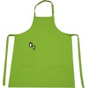 image:imageKitchen Apron 100 Cotton Of Size 25X35 Inch Lime Green Plain Double Pocketed Apron with Adjustable Bib Men amp Women Apron for Cooking Baking Gardening BBQ