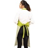 image:imageKitchen Apron 100 Cotton Of Size 25X35 Inch Olive green designer apron Double Pocketed Apron with Adjustable Bib Men amp Women Apron for Cooking Baking Gardening BBQ