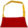 image:imageKitchen Apron 100 Cotton of Size 25X35 Inch Scarlet Red Plain Double Pocketed Apron with Adjustable Bib Kitchen Men amp Women Apron for Cooking Baking Gardening BBQ