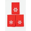 Snowflakes-red(pk 6)